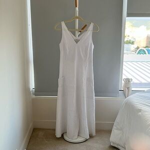 Vince White Maxi Dress